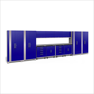 new age blue garage cabinets