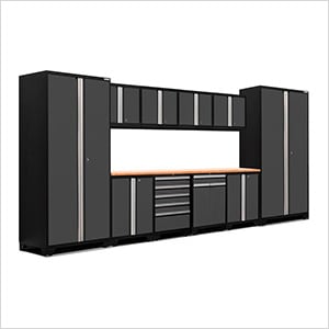 PRO Series Grey 12-Piece Set with Bamboo Top