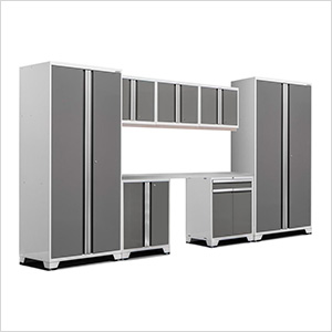 PRO Series Platinum 8-Piece Set with Stainless Steel Top