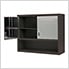 UltraHD Wall Cabinet with Open Shelf (Graphite)