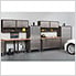 UltraHD Wall Cabinet with Open Shelf (Graphite)
