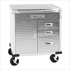 UltraHD Stainless Steel Top Rolling Cabinet