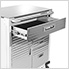 UltraHD Stainless Steel Top Rolling Cabinet