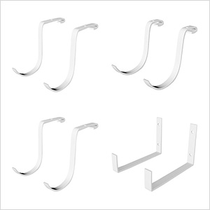Hook Accessory Package - White (8-Pack)