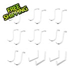 SafeRacks Hook Accessory Package - White (18-Pack)