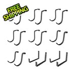 SafeRacks Hook Accessory Package - Hammertone (18-Pack)