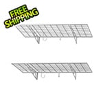 SafeRacks 36 x 18 Wall Shelves (2-Pack)