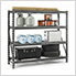 77-Inch Tool-Free Rack Shelving (2-Pack)