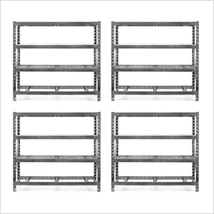 77-Inch Tool-Free Rack Shelving (4-Pack)