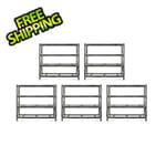 Gladiator GarageWorks 77-Inch Tool-Free Rack Shelving (5-Pack)