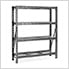 60-Inch Tool-Free Rack Shelving (2-Pack)