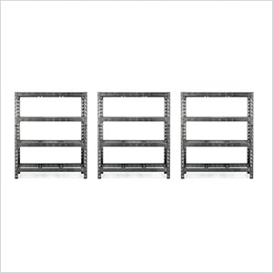 60-Inch Tool-Free Rack Shelving (3-Pack)