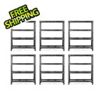 Gladiator GarageWorks 60-Inch Tool-Free Rack Shelving (6-Pack)