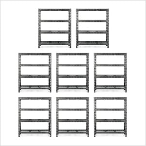 60-Inch Tool-Free Rack Shelving (8-Pack)