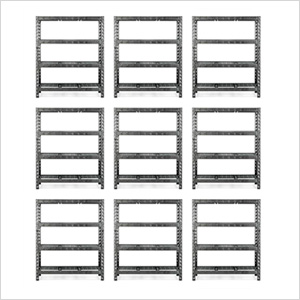 60-Inch Tool-Free Rack Shelving (9-Pack)