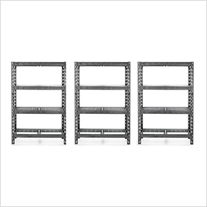 48-Inch Tool-Free Rack Shelving (3-Pack)