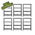 Gladiator GarageWorks 48-Inch Tool-Free Rack Shelving (6-Pack)