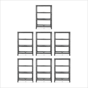 48-Inch Tool-Free Rack Shelving (7-Pack)