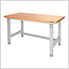 UltraHD Height Adjustable Heavy-Duty Wood Top Workbench