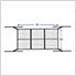 3' x 6' Overhead Storage Rack (White)