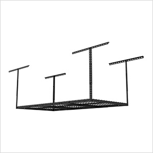 3' x 6' Overhead Storage Rack (Black)