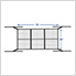 3' x 6' Overhead Storage Rack (Black)