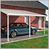 Feria Attached 13' x 20' Metal Carport