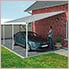 Feria Attached 13' x 26' Metal Carport