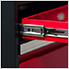 BOLD Series Red 7-Piece Set with Stainless Steel Top and LED Lights