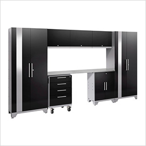 PERFORMANCE 2.0 Black 8-Piece Cabinet Set