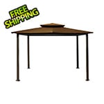 Paragon Outdoor 10 x 12 ft. Barcelona Soft Top Gazebo (Cocoa Canopy)