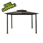 Paragon Outdoor 10 x 12 ft. Barcelona Soft Top Gazebo (Grey Canopy)
