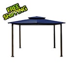 Paragon Outdoor 10 x 12 ft. Barcelona Soft Top Gazebo (Navy Canopy)