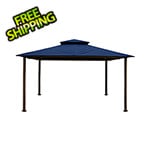 Paragon Outdoor 11 x 14 ft. Kingsbury Soft Top Gazebo (Navy Canopy)