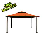 Paragon Outdoor 11 x 14 ft. Kingsbury Soft Top Gazebo (Rust Canopy)