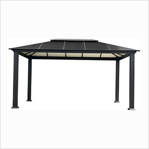 11'8" x 15'7" Santa Monica XL Aluminum Gazebo