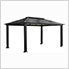 11'8" x 15'7" Santa Monica XL Aluminum Gazebo