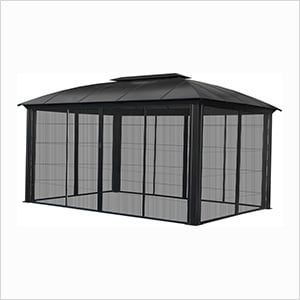 12 x 16 ft. Siena XL Hard-Top Dome Gazebo with Sliding Screen