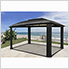 12 x 16 ft. Siena XL Hard-Top Dome Gazebo with Sliding Screen