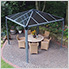 Palermo 3000 10' x 10' Gazebo (Grey / Bronze)