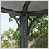 Palermo 3000 10' x 10' Gazebo (Grey / Bronze)