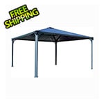 Palram-Canopia 14' x 14' Palermo 4300 Gazebo (Grey / Bronze)