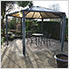 Monaco Hexagon Garden Gazebo (Grey / Bronze)