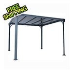 Palram-Canopia 10' x 10' Milano 3000 Gazebo (Grey / Bronze)