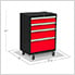 BOLD Series Red 4-Drawer Rolling Tool Cabinet