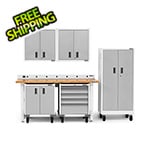 Gladiator GarageWorks 7-Piece White Garage Cabinet System