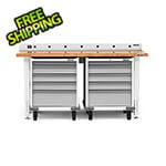 Gladiator GarageWorks 4-Piece White Garage Workbench Set