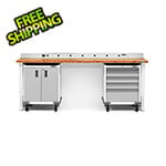 Gladiator GarageWorks 4-Piece White Garage Workbench Set