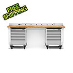 Gladiator GarageWorks 4-Piece White Garage Workbench System