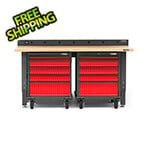 Gladiator GarageWorks Premier 4-Piece Red Garage Workbench System